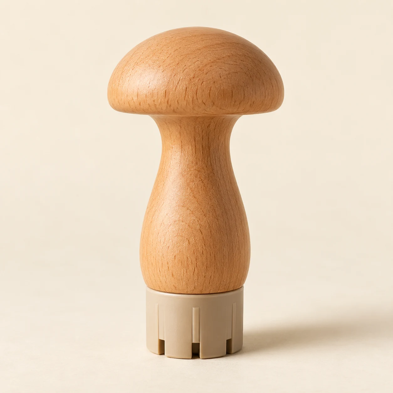 Six-needle wooden handle